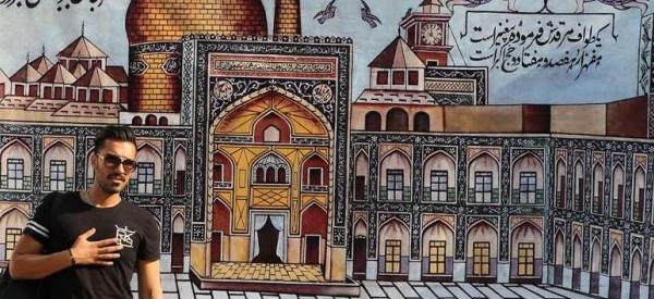 عکس های یادگاری با حرم امام رضا