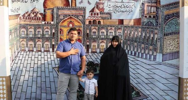 عکس های یادگاری با حرم امام رضا