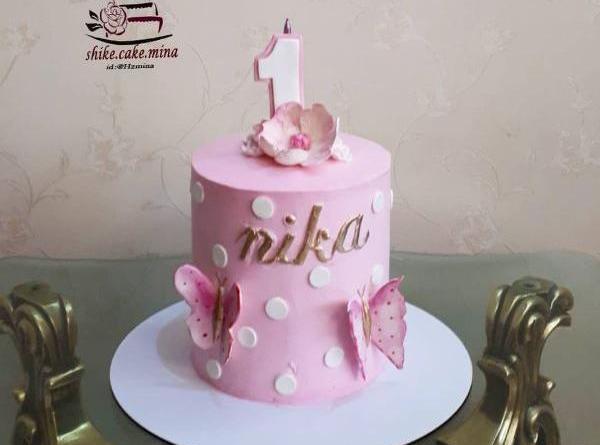 عکس کیک تولد دخترانه دو ساله