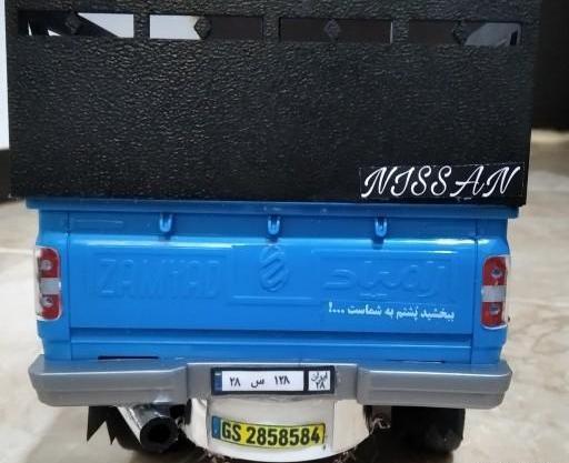 عکس ماکت نیسان آبی