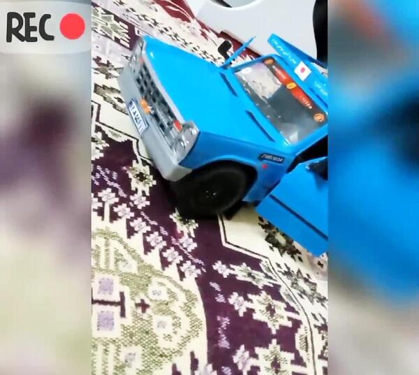 عکس ماکت نیسان آبی