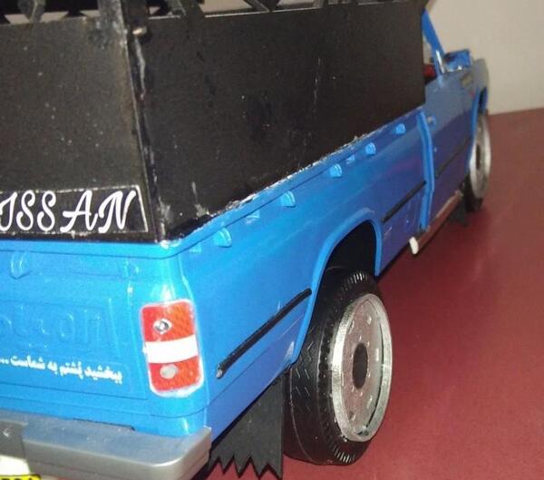 عکس ماکت نیسان آبی