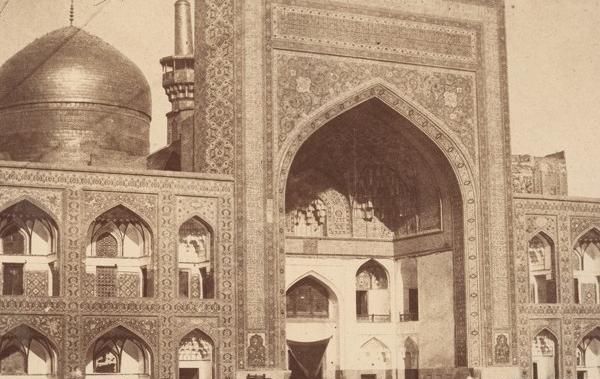 عکس حرم امام رضا در زمان قاجار