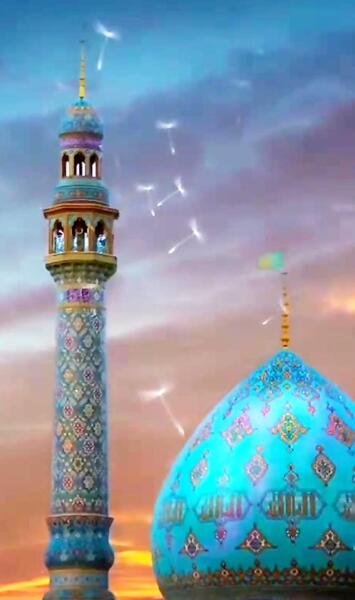 عکس حرم امام رضا در زمان قاجار