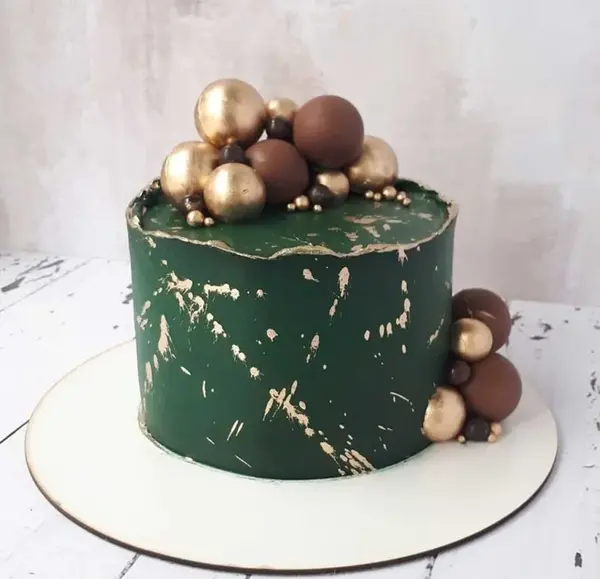 عکس کیک تولد دخترانه سبز