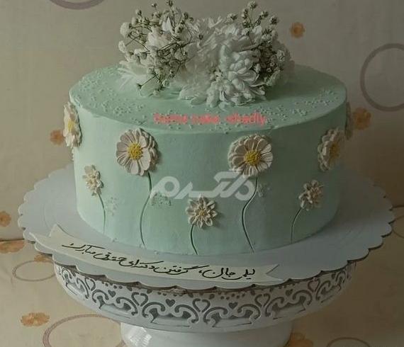 عکس کیک تولد دخترانه سبز