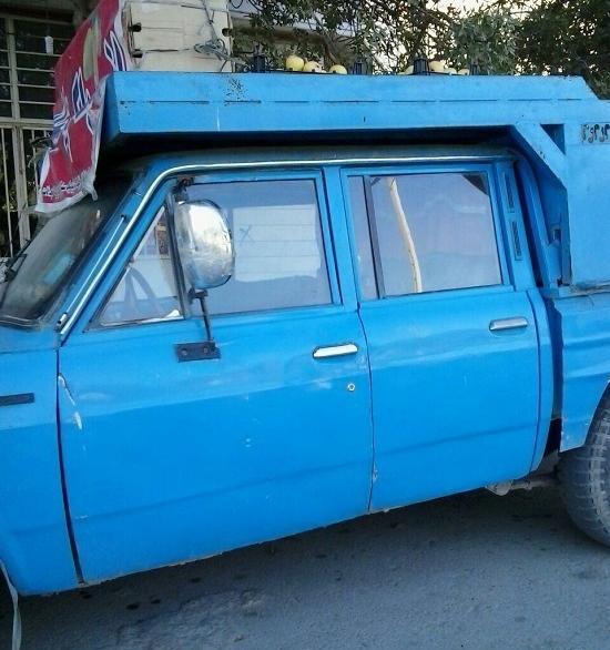 عکس نیسان آبی چهار در