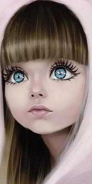 باکلاس عکس پروفایل دخترونه فانتزی عروسکی