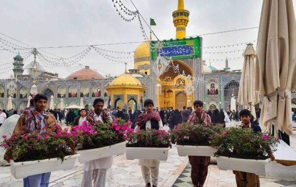 عکس حرم امام رضا سال تحویل