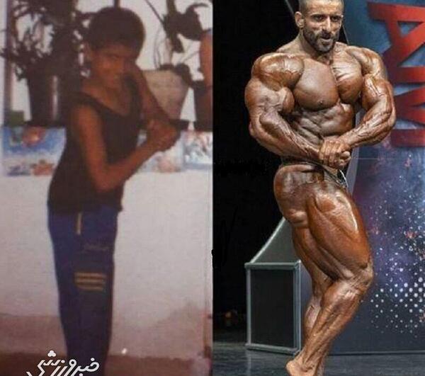 عکس هادی چوپان در بچگی