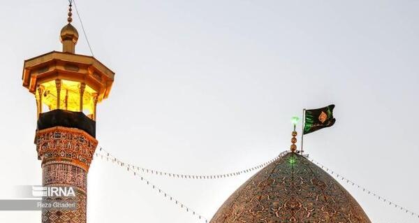 عکس از حرم امام رضا گنبد