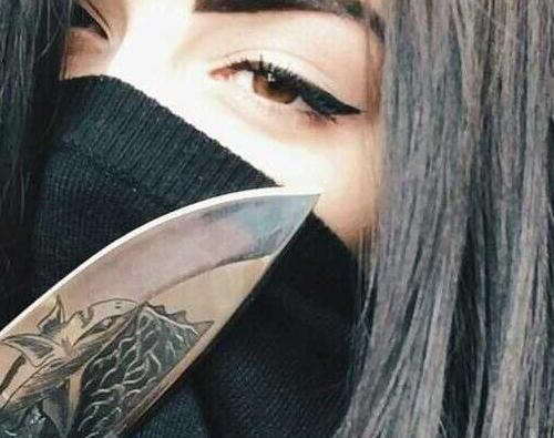 عکس پروفایل دخترونه خفن لاتی مشکی