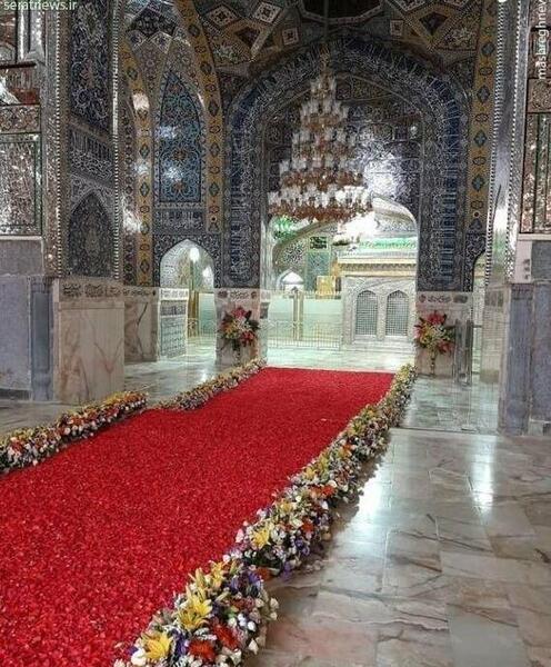 عکس حرم امام رضا هواپیما