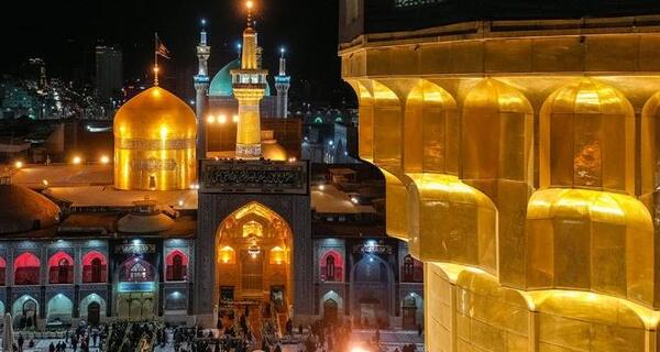عکس حرم امام رضا هواپیما