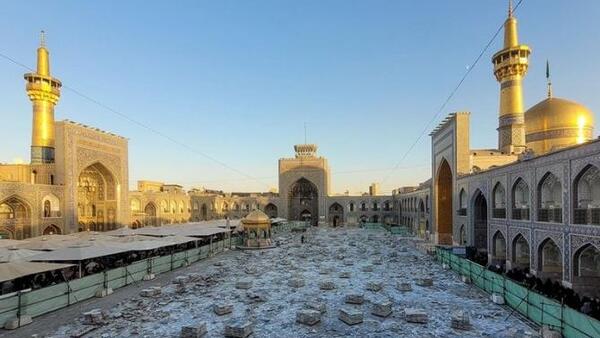 عکس صحن جمهوری حرم امام رضا