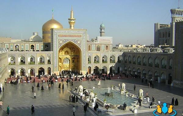 عکس صحن جمهوری حرم امام رضا