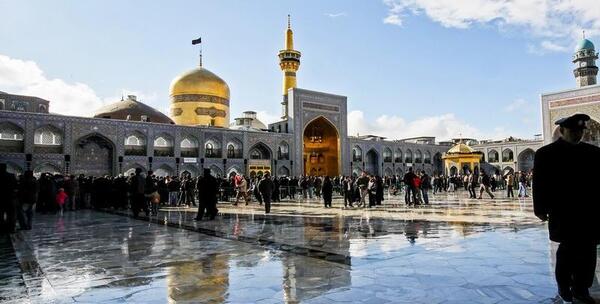 عکس صحن جمهوری حرم امام رضا