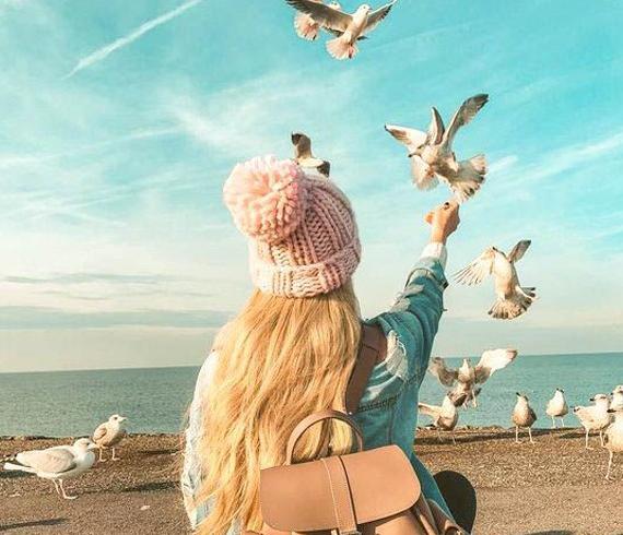 عکس پروفایل دخترونه خفن کنار دریا