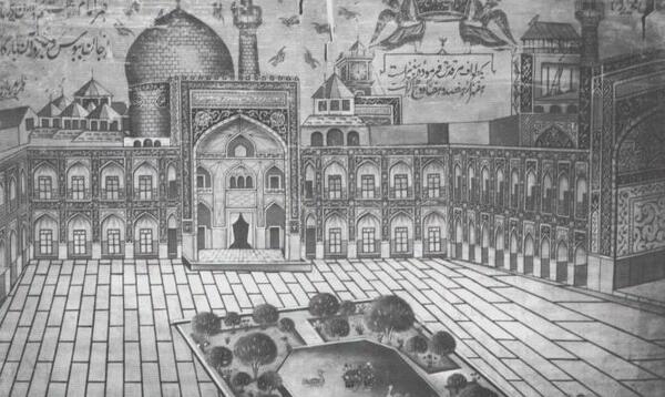 عکس حرم امام رضا سیاه سفید