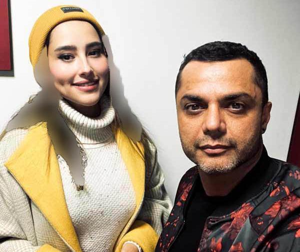 عکس دختر جمشید در نیسان آبی