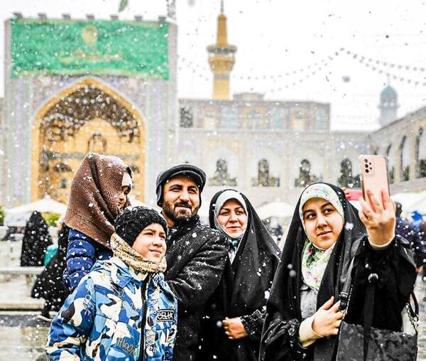 عکس خانوادگی حرم امام رضا