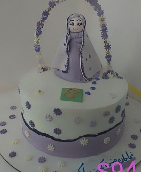 عکس کیک تولد دخترانه جشن تکلیف