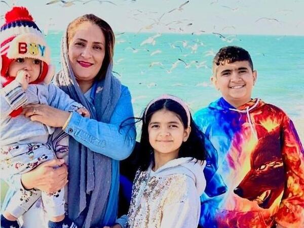 عکس هادی چوپان با زنش