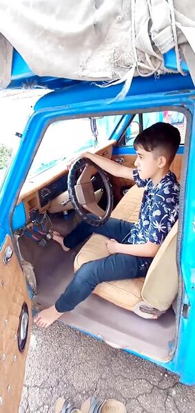 آبی عکس نیسان اسپرت شمالی
