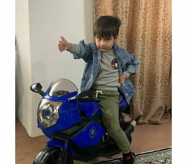 عکس موتور صورتی دخترانه