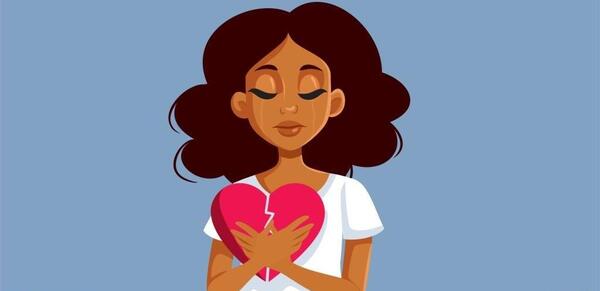 عکس قلب شکسته برای استوری
