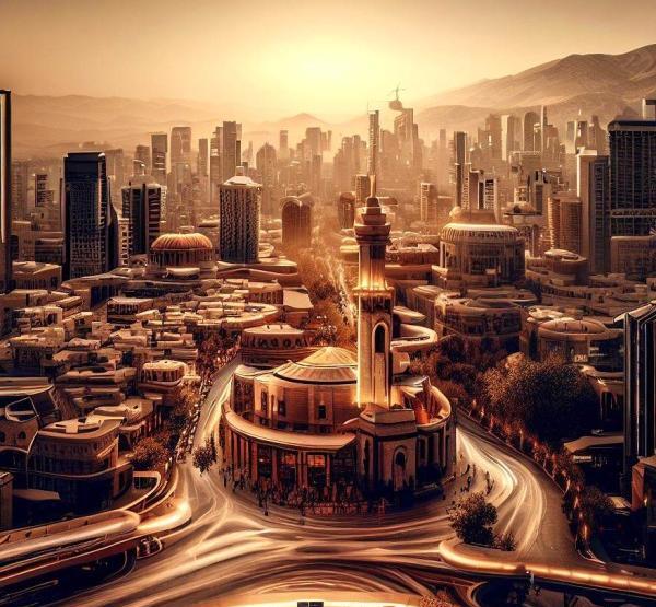 عکس حرم امام رضا هوش مصنوعی