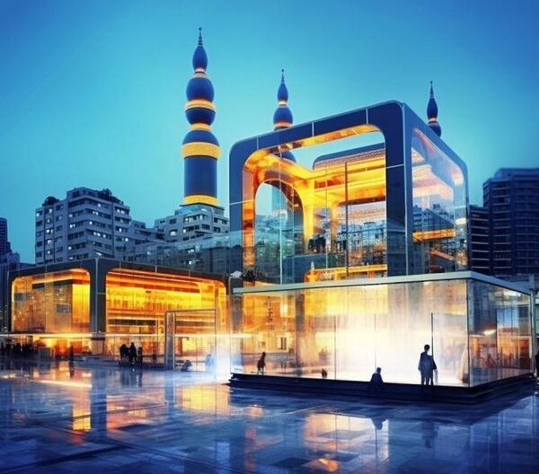 عکس حرم امام رضا هوش مصنوعی