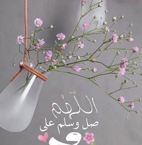 عکس گل با صلوات برای پروفایل
