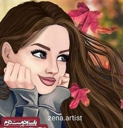عکس پروفایل دخترونه عاشقانه کارتونی