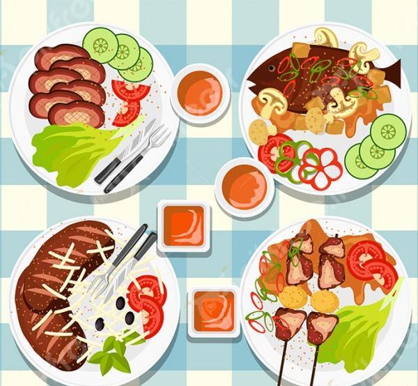 عکس گاو در حال غذا خوردن