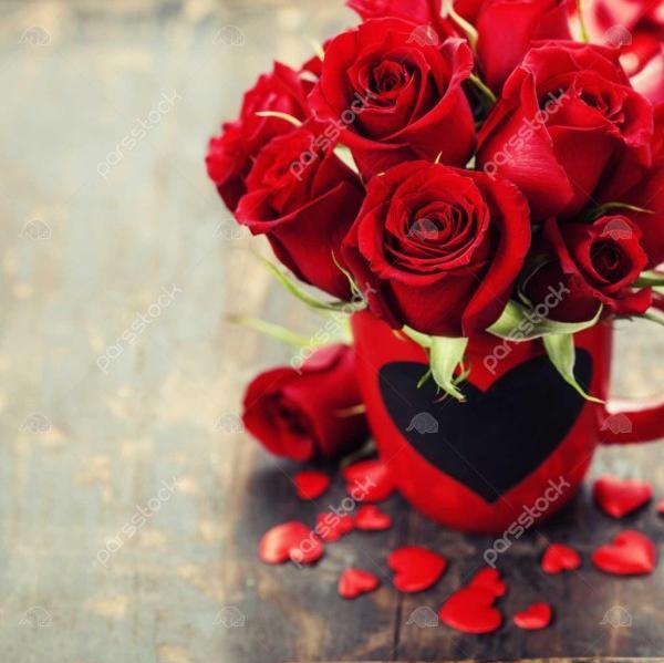 عکس گل قلب پروفایل