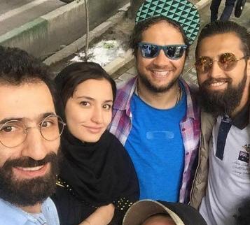 عکس ایمان صفا در نیسان آبی