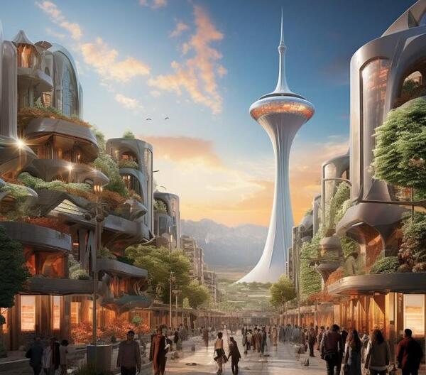 عکس حرم امام رضا توسط هوش مصنوعی