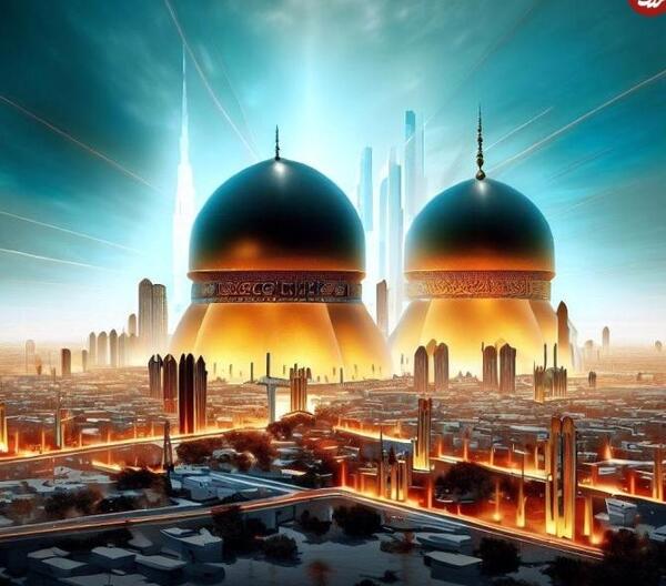 عکس حرم امام رضا توسط هوش مصنوعی