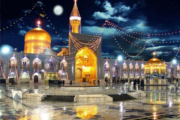 عکس حرم امام رضا زمان قاجار
