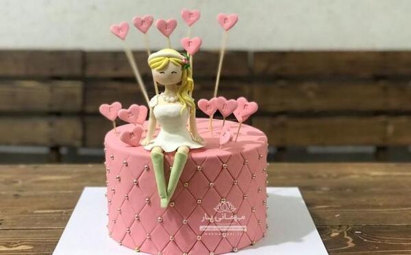 عکس کیک تولد دخترانه فصل بهار