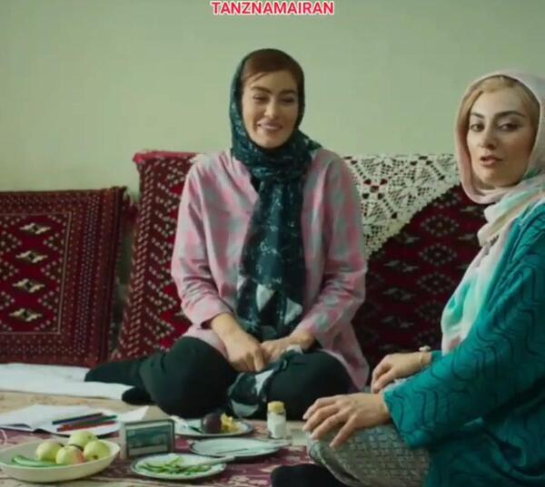 عکس اشرف توی نیسان آبی
