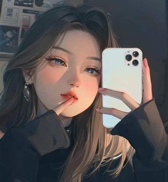 عکس پروفایل دخترونه کیوت کره ای کارتونی