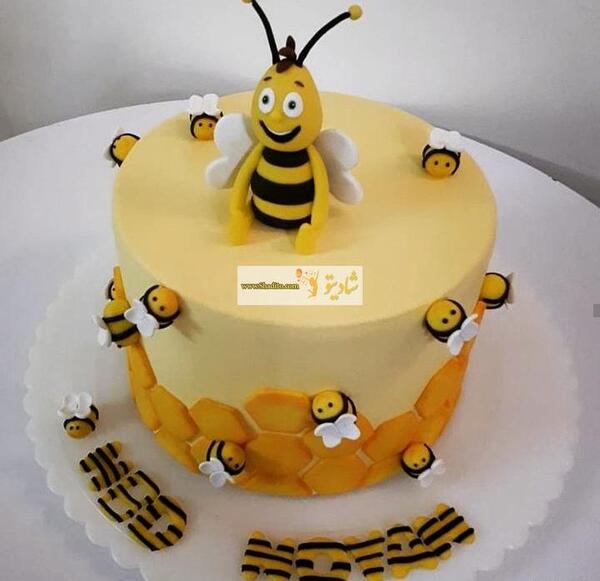 عکس کیک تولد دخترانه یک سال