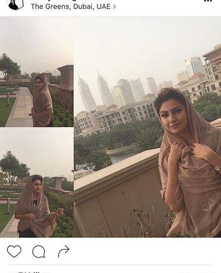 عکس بی حجابی محیا دهقانی