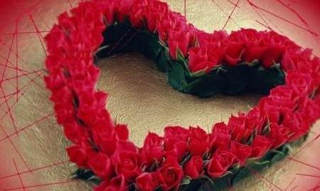 عکس گل قلب شکسته