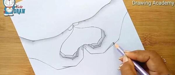 نقاشی فانتزی عکس قلب شکسته