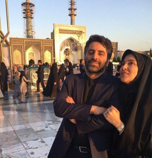 ژست عکس در حرم امام رضا پسرانه