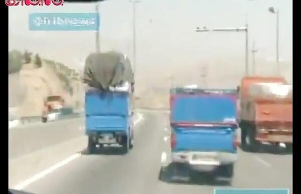 عکس نیسان آبی کمپرسی