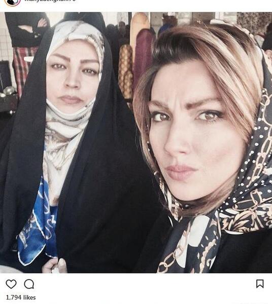 عکس مادر محیا دهقانی